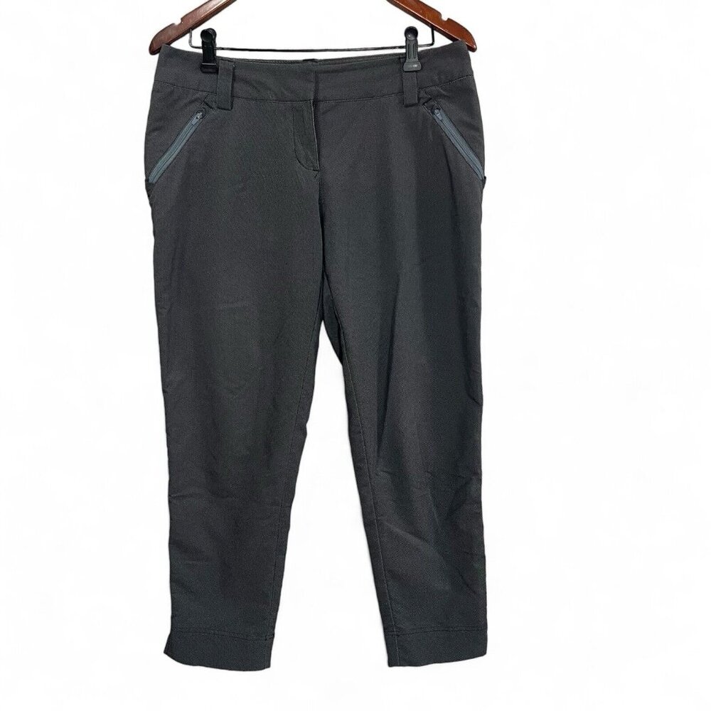 Adidas Womens Pants Size 6 Black Trousers Activewear Golf Work Casual